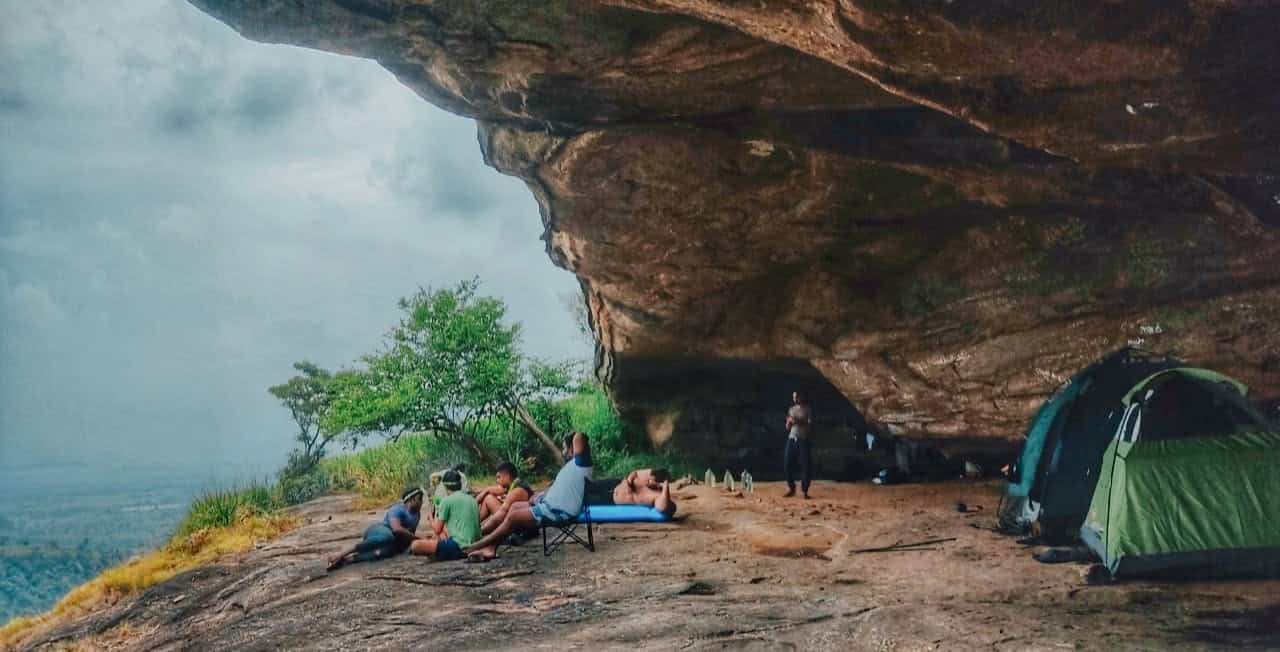 Nuwaragala Mountain Camping summit